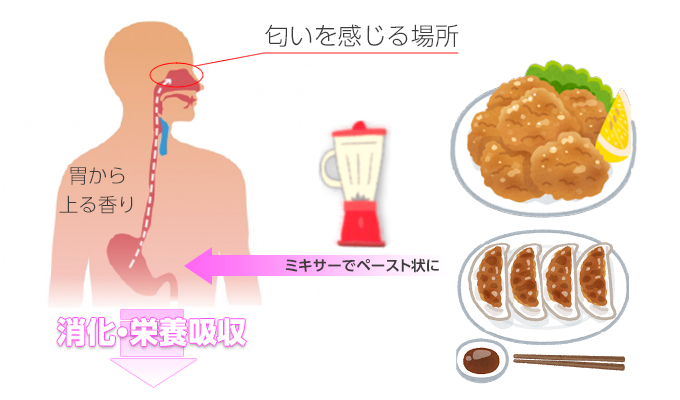 匂いを感じる場所